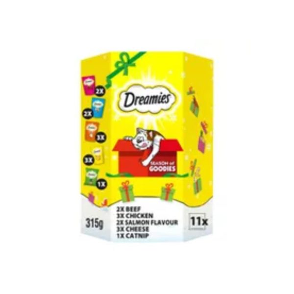 Dreamies Cat Treats / Variety Gift Box / 300g