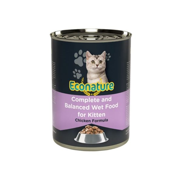 Econature Chicken Chunks Kitten – Premium Wet Food – 400G