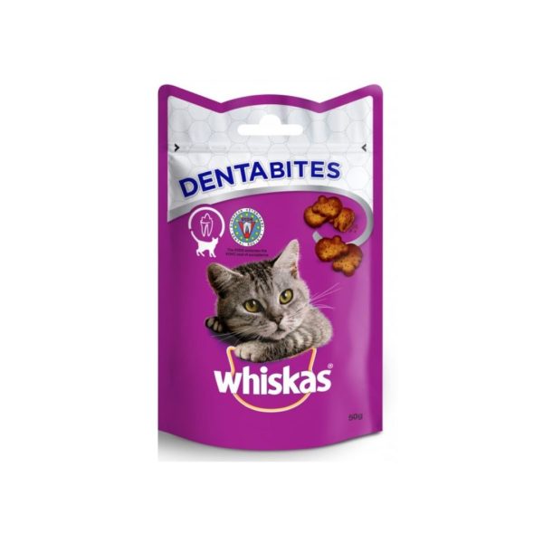 Whiskas DentaBites Cat Treats – 50 Gram